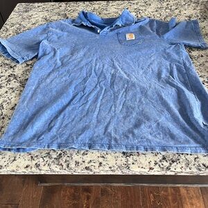 Carhartt Blue Polo Shirt